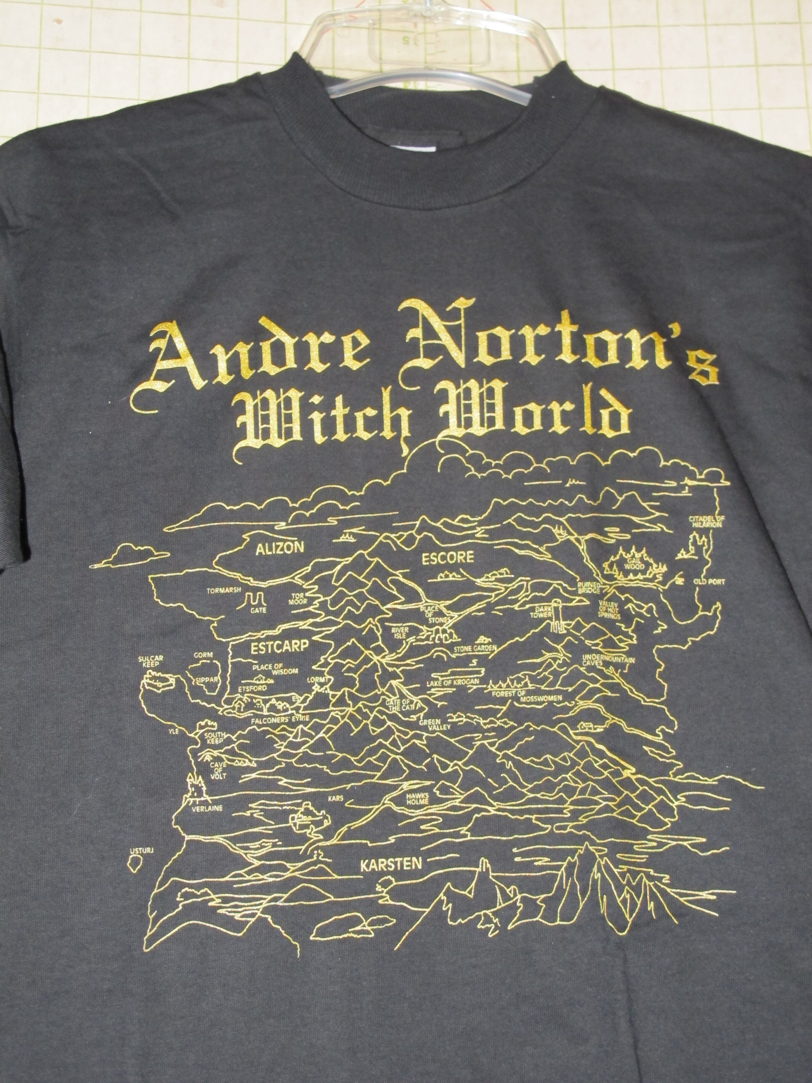 witch world tee shirt front closeup