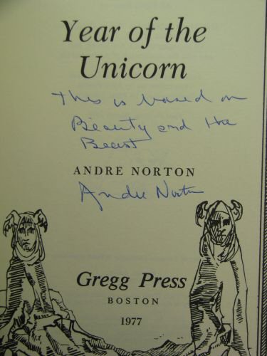 year of the unicorn 1977 gregg press signed